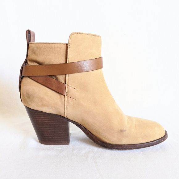 Rag & Bone Leather Strap Dalton Ankle Boots - Picture 8 of 15